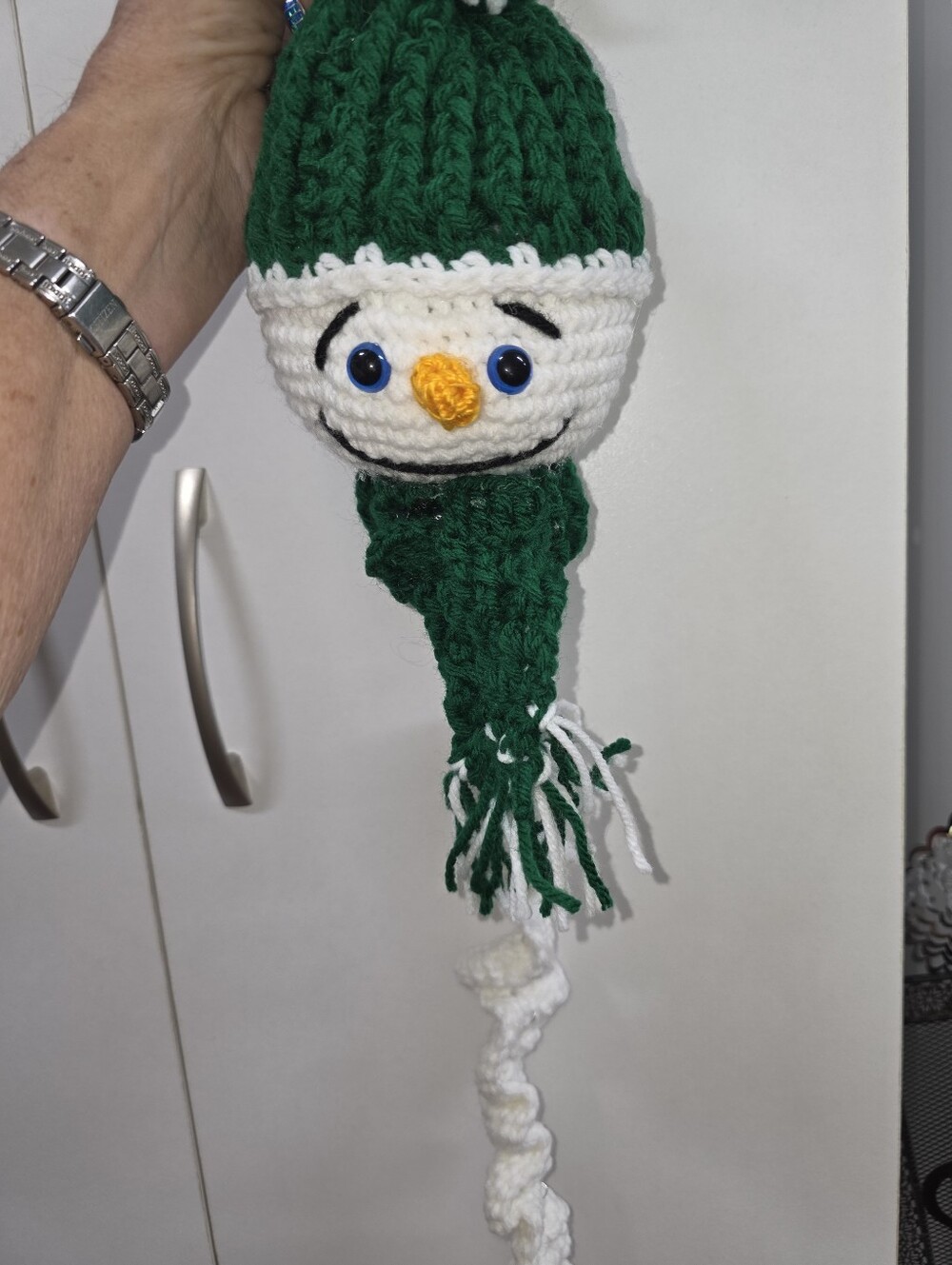 Twirling Snowman Ornament